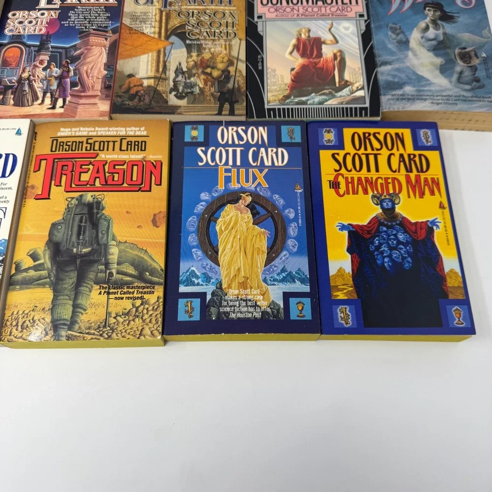 Orson Scott Book Lot of 11 Books Speaker for the Dead, Seventh Son, The Memory..